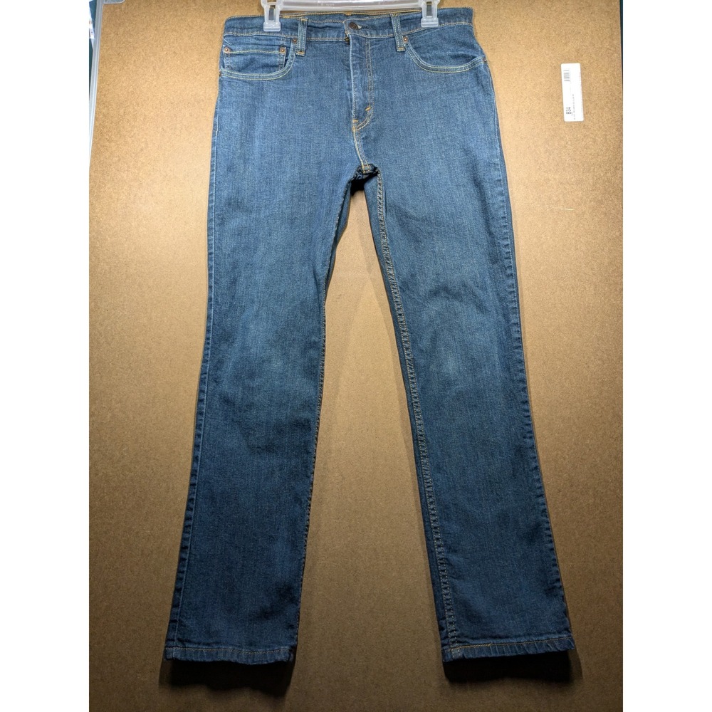 Levis 511 Slim Fit Jeans Mens 34x30 Medium Wash Blue Denim 04511-0408